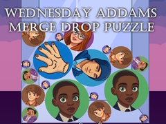 Игри Wednesday Addams Merge Drop Puzzle