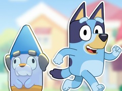 Игри Jigsaw Puzzle: Bluey & Bingo Obstacle Course