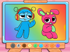 Игри Coloring Book: Sprunki Pinki & Oren