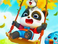 Игри Jigsaw Puzzle: Baby Panda Autumn Picnic Friends