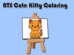 Игри BTS Cute Kitty Coloring