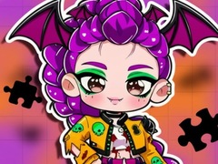 Игри Jigsaw Puzzle: Kpop Star Girls' Halloween
