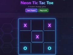 Игри Neon Tic-Tac-Toe