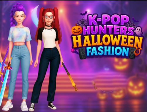 Игри Cape Demon Hunters: Halloween Fashion  онлайн.