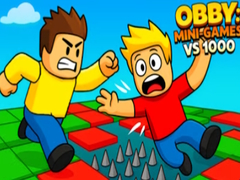 Игри Obby: Mini-Games VS 1000