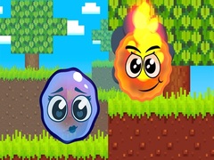 Игри Fire Ball and Water Ball: Parkour Love Balls