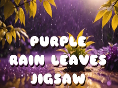 Игри Purple Rain Leaves Jigsaw