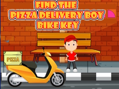 Игри Find the Pizza Delivery Boy Bike Key
