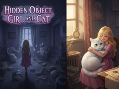 Игри Hidden Object - Girl and Cat