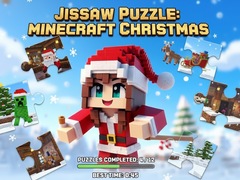 Игри Jigsaw Puzzle: Minecraft Christmas