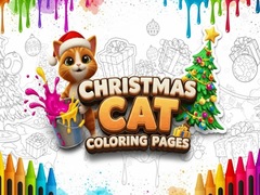 Игри Christmas Cat Coloring Pages