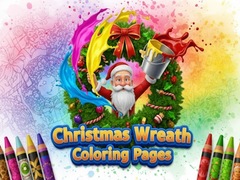 Игри Christmas Wreath Coloring Pages