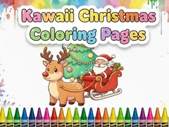 Игри Kawaii Christmas Coloring Pages