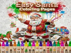 Игри Easy Santa Coloring Pages