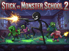 Игри Stick vs Monster School 2