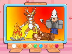 Игри Coloring Book: 99 Nights In The Forest