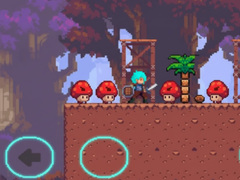 Игри The Blue-Haired Warrior vs the Red Mushroom Monsters