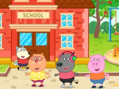 Игри Wolfoo A Day At School