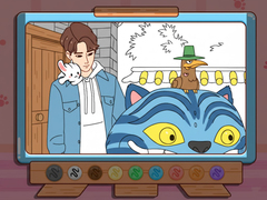 Игри Coloring Book: Kpop Jinu & Blue Tiger