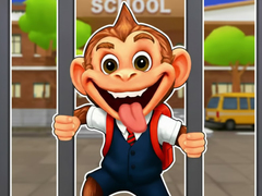 Игри Jigsaw Puzzle: Monkey Student School Prank