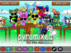 Игри Sprunki Pyramixed: But Little Minis Deluxe