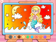 Игри Coloring Book: Moonlight Mermaid