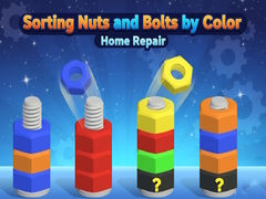 Игри Sorting Nuts and Bolts by Color: Home Repair