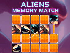 Игри Aliens Memory Match