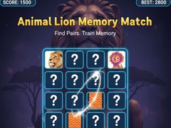 Игри Animal Lion Memory Match