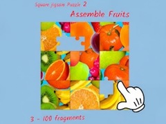 Игри Square jigsaw Puzzle 2 - Assemble Fruits