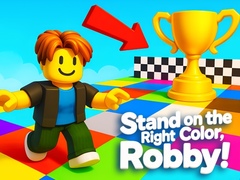 Игри Stand on the Right Color, Robby!