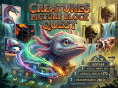 Игри Creatures Picture Block Quest