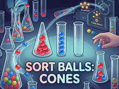 Игри Sort Balls: Cones