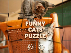 Игри Funny Cats Puzzle