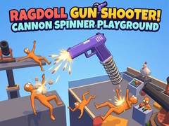 Игри Ragdoll Gun Shooter! Cannon Spinner Playground