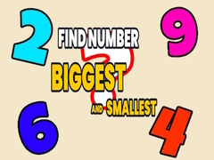 Игри Find Number Biggest and Smallest