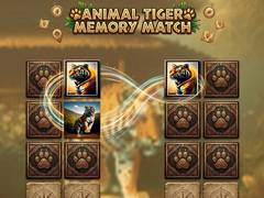 Игри Animal Tiger Memory Match
