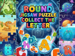 Игри Round Jigsaw Puzzle - Collect the Letter