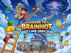 Игри Ladder to Brainhot: Climb Obby