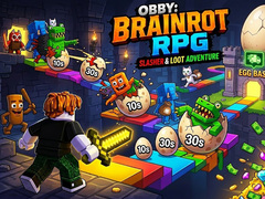 Игри Obby: Brainrot RPG Slasher & Loot Adventure