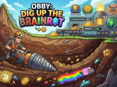 Игри Obby: Dig Up The Brainrot!