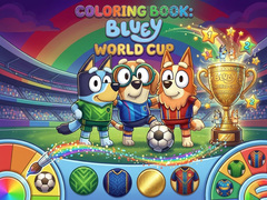 Игри Coloring Book: Bluey World Cup