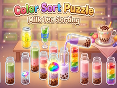 Игри Color Sort Puzzle Milk Tea Sorting