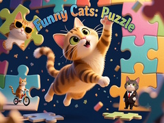 Игри Funny Cats: Puzzle
