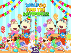Игри Wolfoo Spot The Difference