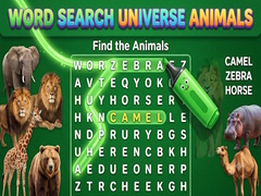 Игри Word Search Universe Animals