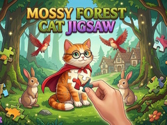 Игри Mossy Forest Cat Jigsaw