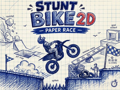 Игри Stunt Bike 2D Paper Race