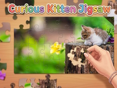 Игри Curious Kitten Jigsaw