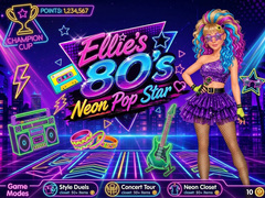 Игри Ellie’s 80’s Neon Pop Star